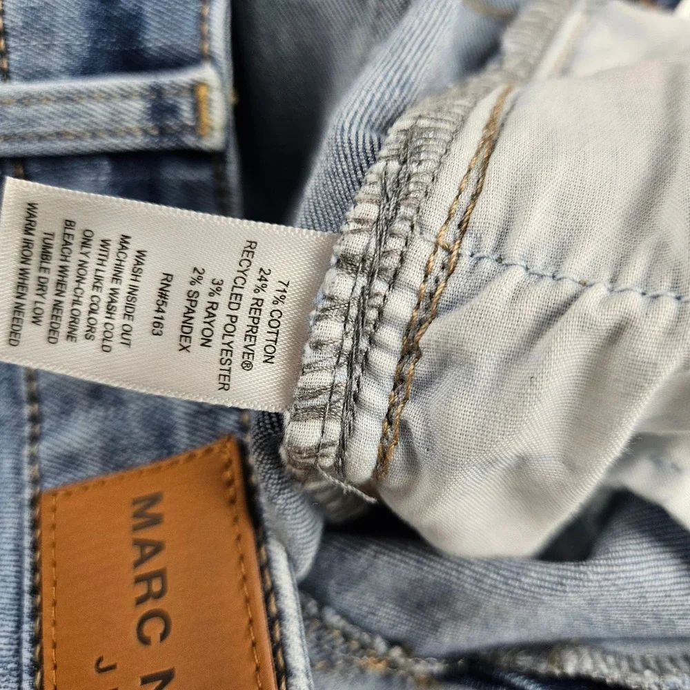 Marc New York High Rise‎ Flare Jeans Medium Wash Front Seam 8P NWT